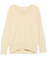 Rohe - Pull Classic Côtelé À Col V - Lyst