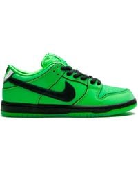 Nike - X Powerpuff Girls Sb Dunk "Buttercup" Sneakers - Lyst