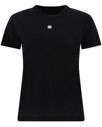Givenchy - 4g-motif Cotton T-shirt - Lyst