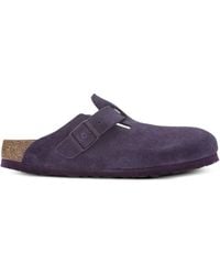 Birkenstock - Mules En Daim À Boucle - Lyst
