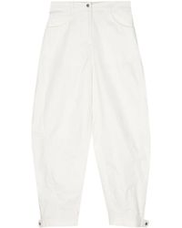 Jonathan Simkhai - Kaiti Cotton Tapered Trousers - Lyst