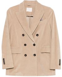 Circolo 1901 - Double-Breasted Corduroy Blazer - Lyst
