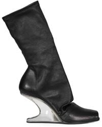 Rick Owens - Cantilever Open-Toe Wedge Boots - Lyst