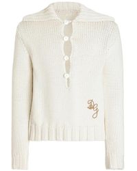 Dolce & Gabbana - Smooth-Knit Pullover With Logo - Lyst