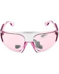 Burberry - Shield-Frame Sunglasses - Lyst