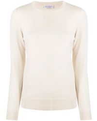 Brunello Cucinelli - Crew Neck Knitted Jumper - Lyst