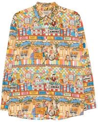 ALESSANDRO ENRIQUEZ - Graphic-Print Shirt - Lyst