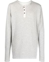 Greg Lauren - Henley Long-sleeve T-shirt - Lyst
