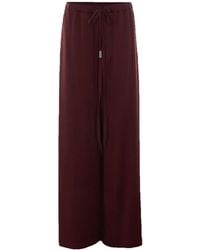 Ann Demeulemeester - Nevi Lace-Detail Trousers - Lyst