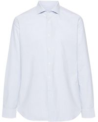 Corneliani - Striped Cotton Shirt - Lyst