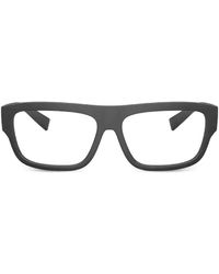 Dolce & Gabbana - Rectangle-Frame Glasses - Lyst