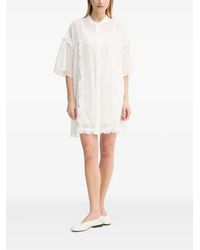 Isabelle Blanche - Ruffle-Trimmed Shirt Dress - Lyst