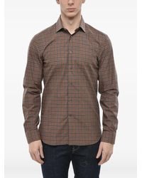 Corneliani - Checked Slim-Fit Shirt - Lyst