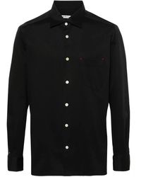 Kiton - Classic-Collar Cotton Shirt - Lyst