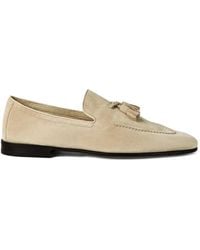 Brunello Cucinelli - Tassel-Embellished Suede Loafers - Lyst