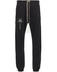 Rick Owens - Joggers Champion X Pantaloni Nero-Uomo - Lyst