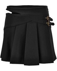 Versace Jeans Couture - Skirt With Decorative Slit - Lyst