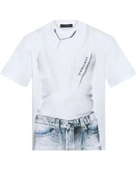 Y. Project - T-Shirt Met Grafische Print - Lyst