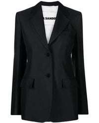 Jil Sander - Tailored Single-Breasted Blazer - Lyst