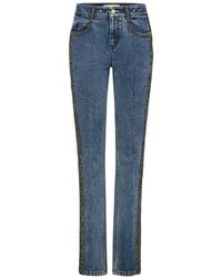 Hellessy - Arlo Braided-Trim Straight-Leg Jeans - Lyst
