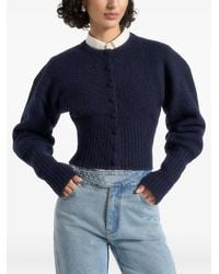 Manière De Voir - Mayla Knitted Cinch Waist Cardigan - Lyst