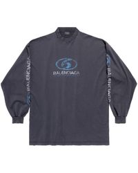 Balenciaga - Surfer Logo-print Oversized T-shirt - Lyst