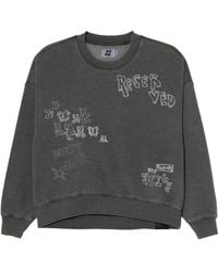 Izzue - Graphic-Embroidered Sweatshirt - Lyst