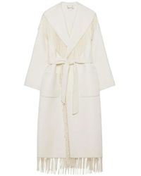 Jonathan Simkhai - Abrigo Carrie Con Flecos - Lyst