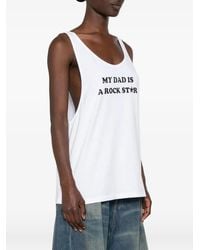 Stella McCartney - "My Dad Is A Rockstar" Tank Top - Lyst
