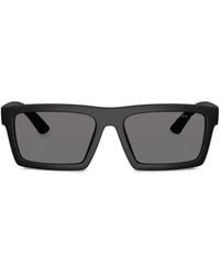 Prada Linea Rossa - Square-Frame Sunglasses - Lyst