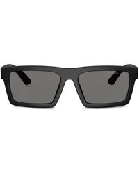 Prada Linea Rossa - Square-Frame Sunglasses - Lyst