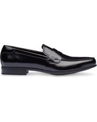 Prada - Classic Varnished Loafers - Lyst