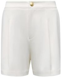 L'Agence - Saige Pleated Shorts - Lyst