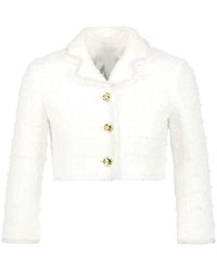 Giambattista Valli - Cropped Tweed Jacket - Lyst