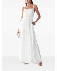 ST MRLO - Pleated Tiered Maxi Dress - Lyst