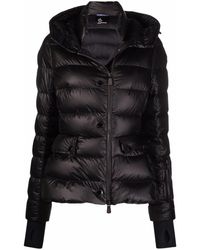 3 MONCLER GRENOBLE Fleece Hybrid Zip Jacket in Black | Lyst