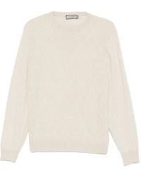 Canali - Textured Crew-Neck Sweater - Lyst