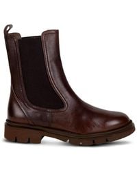 Status - Elasticated-Panel Leather Chelsea Boots - Lyst