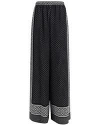 Ermanno Scervino - Geometric-Print Palazzo Pants - Lyst