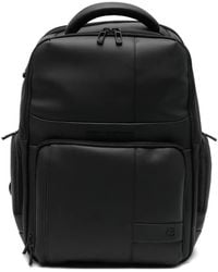 Piquadro - Logo-Lettering Backpack - Lyst