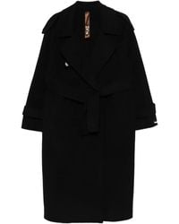 GLOX - Belted Long-sleeve Coat - Lyst