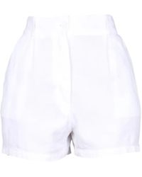 Aspesi - Geplooide Shorts Met Zak - Lyst