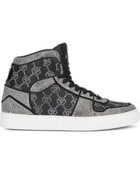 Philipp Plein - Baskets Carson Monogram Strass - Lyst