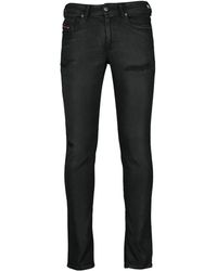 DIESEL - Sleenker 1979 Distressed Jeans - Lyst