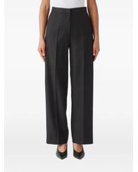MEIMEIJ - Pressed-Crease Wide-Leg Trousers - Lyst