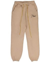Rhude - Script Logo-Embroidered Track Pants - Lyst