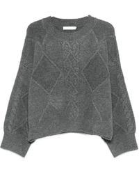 IRO - Pull En Maille Torsadée - Lyst