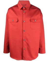 424 - Button-down Fitted Shirt Jacket - Lyst