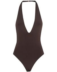 Zimmermann - Luna Halterneck Bodysuit - Lyst