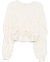 Viktor & Rolf - Pumpkin Ruched-Detail Sweater - Lyst